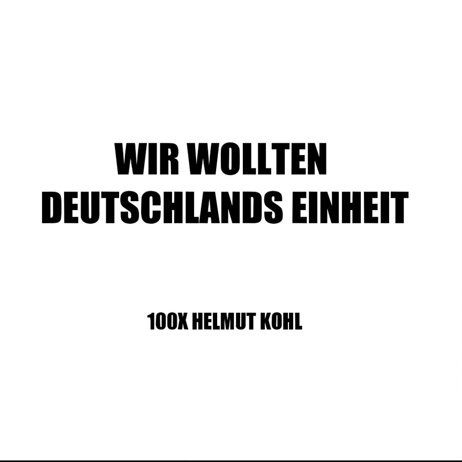 Burkhard Philipp von Harder | THE HELMUT KOHL PROJECT by Burkhard Philipp von Harder